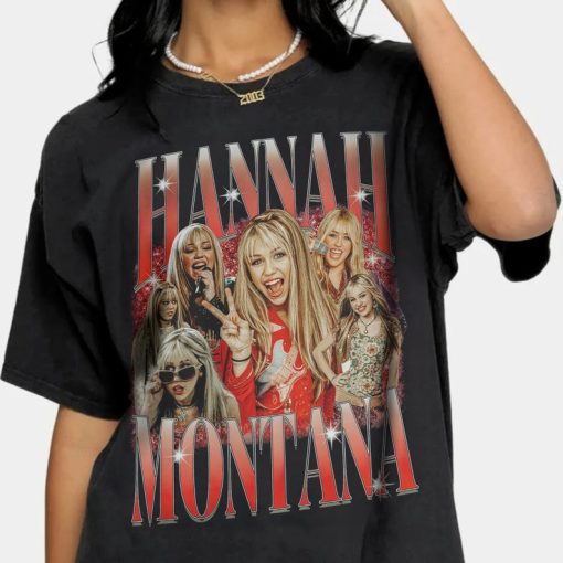 Limited Hannah Montana Shirt, Vintage Hannah Montana 90s Shirt, Retro Hannah Montana Shirt For Fan