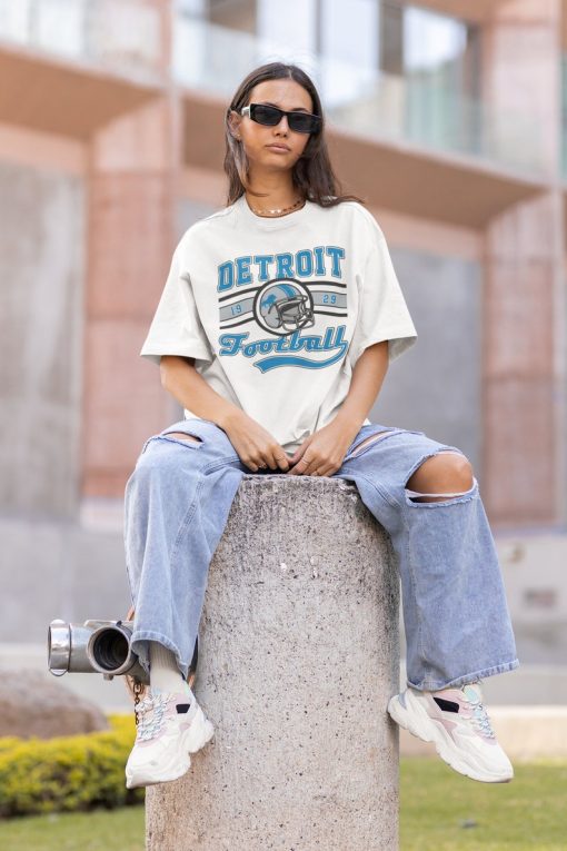 Vintage Detroit Football Crewneck Sweatshirt , T-Shirt, Lions Sweatshirt