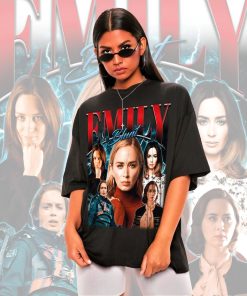 Retro Emily Blunt Shirt -Emily Blunt Tshirt,Emily Blunt T-shirt,Emily Blunt T shirt,Emily Blunt Sweatshirt