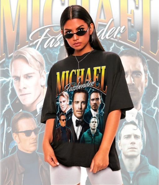 Retro Michael Fassbender Shirt-Michael Fassbender Tshirt,Michael Fassbender T-shirt,Michael Fassbender T shirt