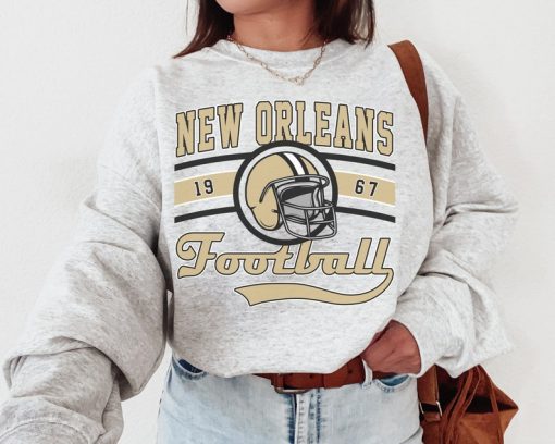 Vintage New Orleans Football Crewneck Sweatshirt , T-Shirt, Saints Shirt