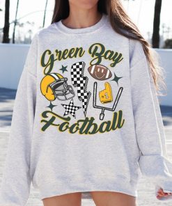 Retro Green Bay Football Crewneck Sweatshirt / T-Shirt, Packers Sweatshirt, Green Bay Shirt