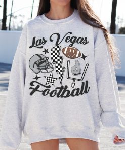 Retro Las Vegas Football Crewneck Sweatshirt / T-Shirt, Vintage Style Las Vegas Football Shirt, Las Vegas Fans gift