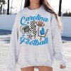 Retro Carolina Football Crewneck Sweatshirt / T-Shirt, Panthers Sweatshirt, Vintage Carolina Football Sweatshirt