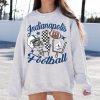 Retro Indianapolis Football Crewneck Sweatshirt / T-Shirt, Vintage Indianapolis Football Sweatshirt