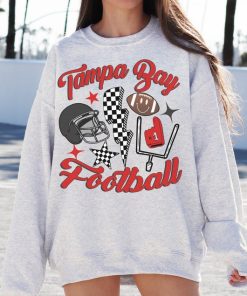 Retro Tampa Bay Football Crewneck Sweatshirt / T-Shirt, Buccaneers Sweatshirt, Vintage Tampa Bay Football Sweatshirt