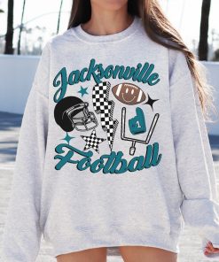 Retro Jacksonville Football Crewneck Sweatshirt / T-Shirt, Vintage Jacksonville Football Sweatshirt, Jaguars Sweatshirt