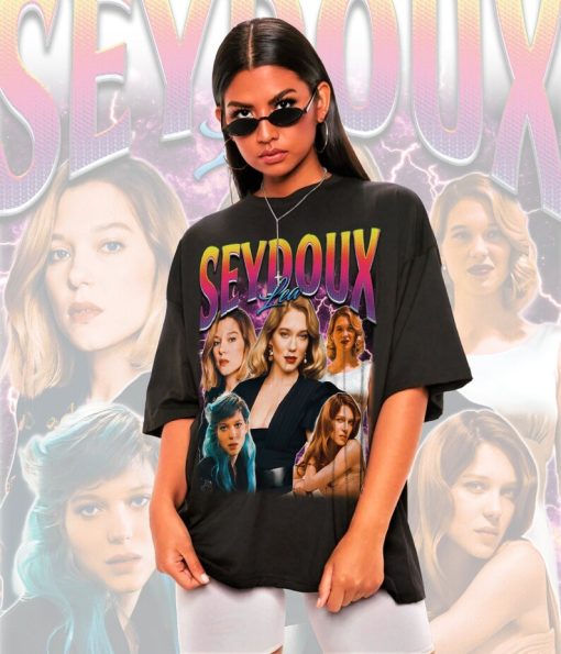 Retro Lea Seydoux Shirt -Lea Seydoux Tshirt,Lea Seydoux T-shirt,Lea Seydoux T shirt,Lea Seydoux Sweatshirt