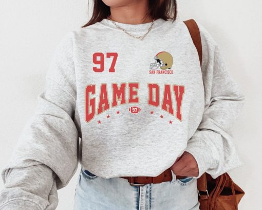 Vintage San Francisco Game Day Football Crewneck Sweatshirt / T-Shirt, The Niners