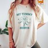 My Tummy Hurts, Tummy Ache Survivor, Meme T Shirt, Funny T Shirt, Retro Cartoon, Vintage Cartoon, UNISEX