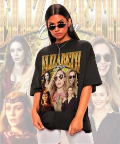 Retro Elizabeth Olsen Shirt-Elizabeth Olsen Tshirt,Elizabeth Olsen T-shirt,Elizabeth Olsen T shirt,Elizabeth Olsen Merch