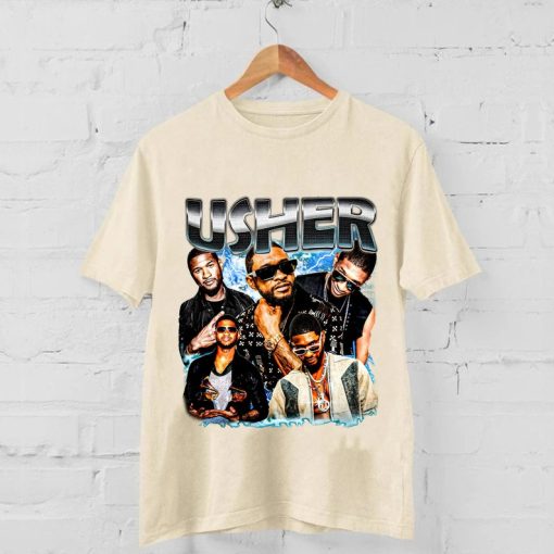 Limited Rapper Usher Shirt, Vintage Usher 90s Shirt, Retro Usher Graphic Tee For Fan, Usher Rap Hip Hop Y2k Clothing