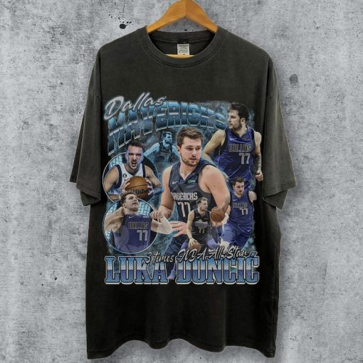 Vintage 90s Graphic Style Luka Doncic T-Shirt, Luka Doncic Shirt, Vintage Oversized Sport Tee