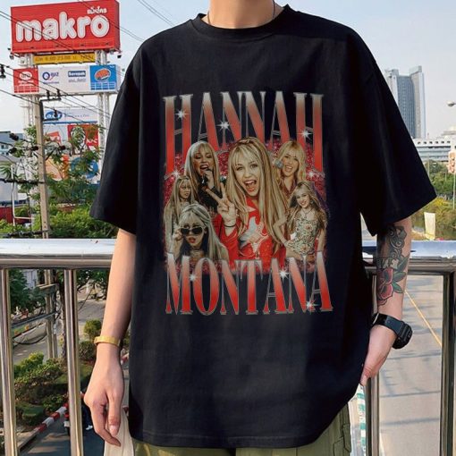 Limited Hannah Montana Shirt, Vintage Hannah Montana 90s Shirt, Retro Hannah Montana Shirt For Fan