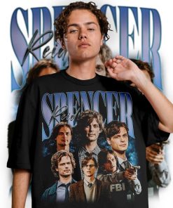 Limited Spencer Reid Shirt, Vintage Spencer Reid 90s Shirt, Retro Spencer Reid Shirt For Fan