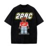 2Pac Building Block Brick Style Character Graphic Cute Funny T-Shirt