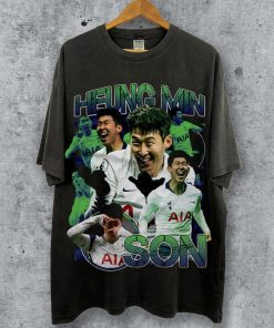 Son Heung-min Shirt, Son Heungmin 90s Retro Graphic Tshirt, Heung Min Son Vintage Bootleg Tee