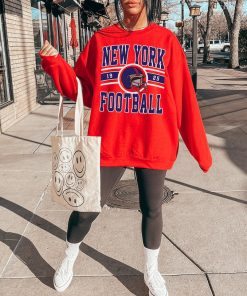 Giant Sweatshirt, New York Football Crewneck, NY Giant Sweatshirt, Vintage New York Football Shirt, New York Fan Gift