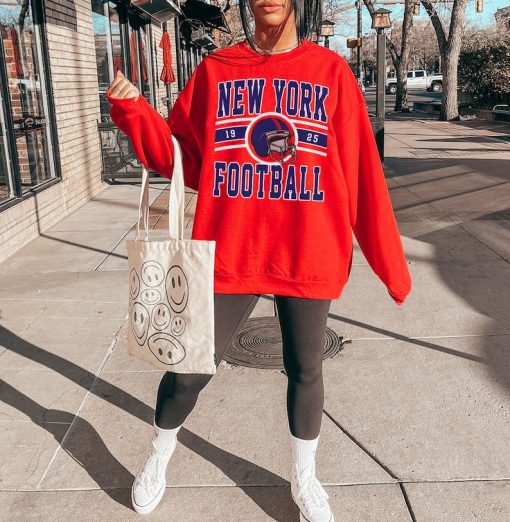 Giant Sweatshirt, New York Football Crewneck, NY Giant Sweatshirt, Vintage New York Football Shirt, New York Fan Gift