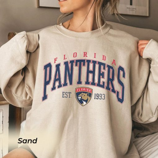 Vintage Florida Panthers Sweatshirt, Panthers Tee, Hockey Sweatshirt, College Sweater, Hockey Fan Shirt