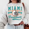 Vintage Miami Football Crewneck Sweatshirt , T-Shirt, Dolphins Sweatshirt