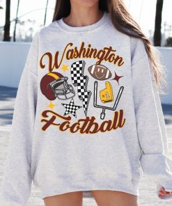 Retro Washington Football Crewneck, Vintage Style Washington Sweatshirt, Commander Sweater, Washington Fans Gift