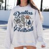 Retro Dallas Football T-Shirt  Sweatshirt, Vintage Style Dallas Football Shirt, Cowboy Sweatshirt, Dallas Fans