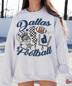 Retro Dallas Football T-Shirt  Sweatshirt, Vintage Style Dallas Football Shirt, Cowboy Sweatshirt, Dallas Fans