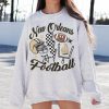 Retro New Orleans Football Crewneck Sweatshirt / T-Shirt, Saints Shirt, Vintage New Orleans Sweatshirt