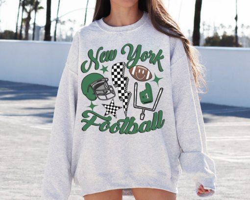 Retro New York Football Sweatshirt  T-Shirt , Vintage New York Football Shirt, Jets Shirt New York Shirt