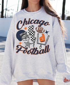 Retro Chicago Football Crewneck Sweatshirt / T-Shirt, Bears Shirt, Vintage Chicago Football Shirt