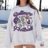 Retro Baltimore Football Crewneck Sweatshirt  T-Shirt , Vintage Baltimore Football Shirt, Ravens Shirt