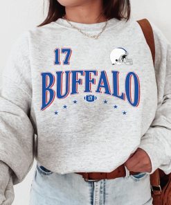 Vintage Buffalo Football Crewneck Sweatshirt / T-Shirt, Retro Buffalo Bill Sweatshirt, Buffalo New York