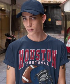 Vintage Houston Football Crewneck Sweatshirt  T-Shirt, Texan Sweatshirt, Vintage Style Houston Shirt, Houston Fans Gift