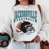 Vintage Jacksonville Football Crewneck Sweatshirt / T-Shirt, Vintage Style Jaguars Football Shirt, Jaguars Sweatshirt