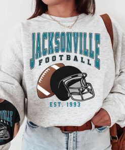 Vintage Jacksonville Football Crewneck Sweatshirt / T-Shirt, Vintage Style Jaguars Football Shirt, Jaguars Sweatshirt