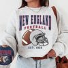 Vintage New England Football Sweatshirt / T-Shirt, The Pats Shirt, Vintage New England Crewneck, Patriot Sweatshirt