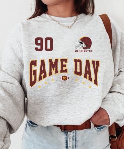 Vintage Washington Football Game Day Crewneck, Commander Sweater, Washington Fans Gift, Washington Game Day T-Shirt