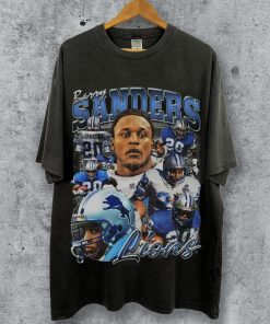 Barry Sanders Vintage 90s Graphic Style T-Shirt, Barry Sanders Shirt, Vintage Oversized Sport Tee, Unisex shirt