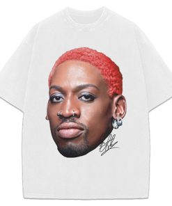 Dennis Rodman Red Hair Rodzilla flamboyant 90's Vintage Design Retro T-Shirt