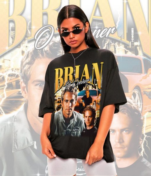 Retro Brian O'Conner Shirt -Brian O'Conner Tshirt,Brian O'Conner T-shirt,Brian O'Conner T shirt