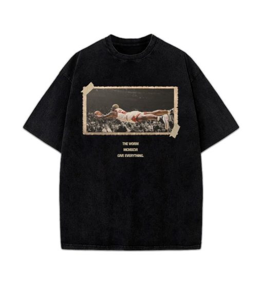 Dennis Rodman Give Everything 1996 Chicago Bulls The Worm Vintage T-Shirt