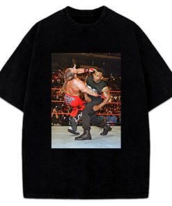 Mike Tyson Shawn Michaels Knockout Wrestling Vintage Graphic T-Shirt