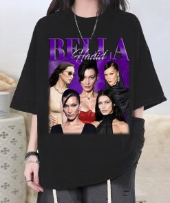 Bella Hadid Vintage Shirt, Bella Hadid Graphic Unisex Hoodie, Bella Hadid Fans Gift, Bella Hadid Tee, Retro Shirt