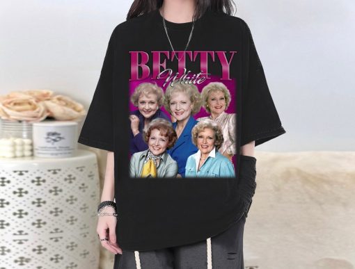 Betty White Retro Shirt, Betty White Graphic Unisex Hoodie, Betty White Fans Gift, Betty White Tee, Vintage T-Shirt