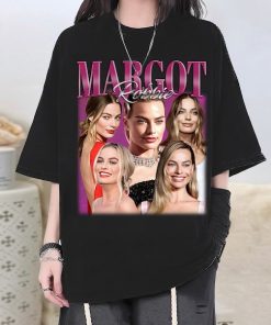 Margot Robbie Retro T-Shirt, Margot Robbie Unisex Sweater, Margot Robbie Hoodie, Margot Robbie Movie Tee