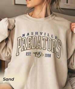 Vintage Nashville Predators Sweatshirt, Predators Tee, Hockey Sweatshirt, College Sweater, Hockey Fan Shirt