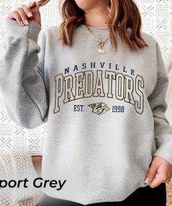 Vintage Nashville Predators Sweatshirt, Predators Tee, Hockey Sweatshirt, College Sweater, Hockey Fan Shirt