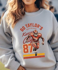 Go Taylors Boyfriend Sweatshirt, Funny Version Sweatshirt, 87 Kelce Sweater, Kansas City Sweater