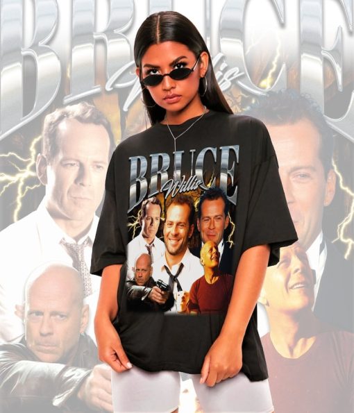 Retro Bruce Willis Shirt - Bruce Willis Tshirt,Bruce Willis T-shirt,Bruce Willis T shirt,Bruce Willis Sweatshirt